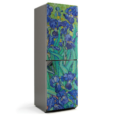 Magnet na ledničku Květinový motiv kosatců