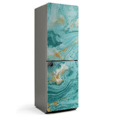 Magnet na ledničku tekutý abstraktní motiv