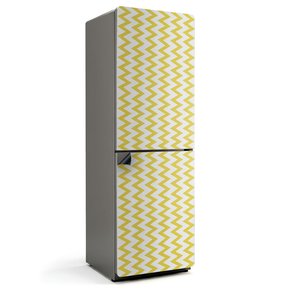 Magnet na ledničku Cikcakové linie v jemném stylu