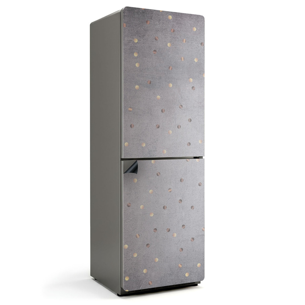 Magnet na ledničku Kruhové bludiště v pastelových odstínech