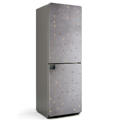 Magnet na ledničku Kruhové bludiště v pastelových odstínech