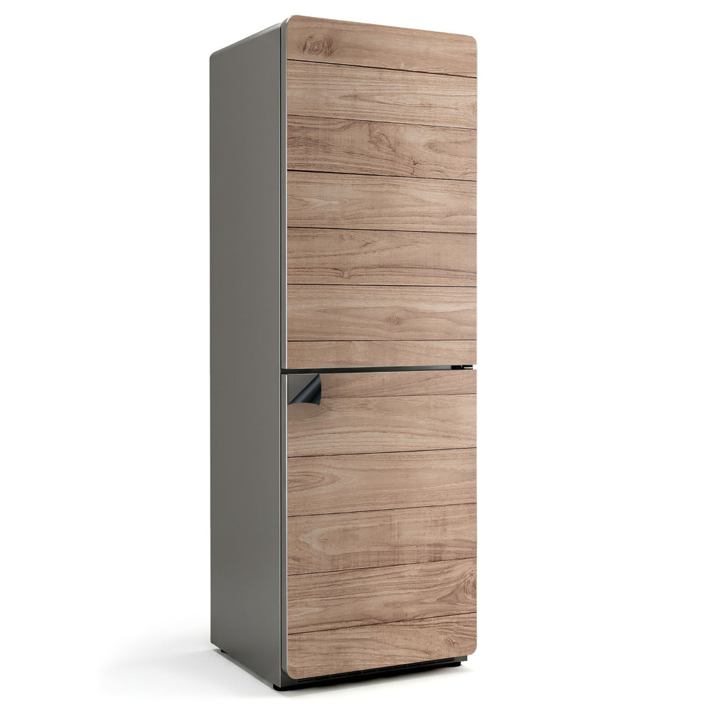 Magnet na ledničku Vertikální vzor dřevěných prken