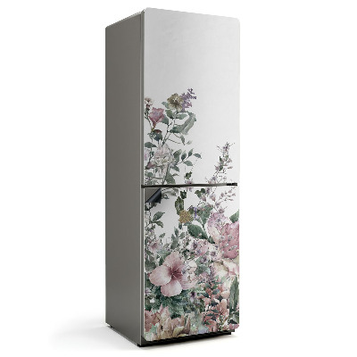 Magnet na ledničku Květinový motiv s prvky přírody