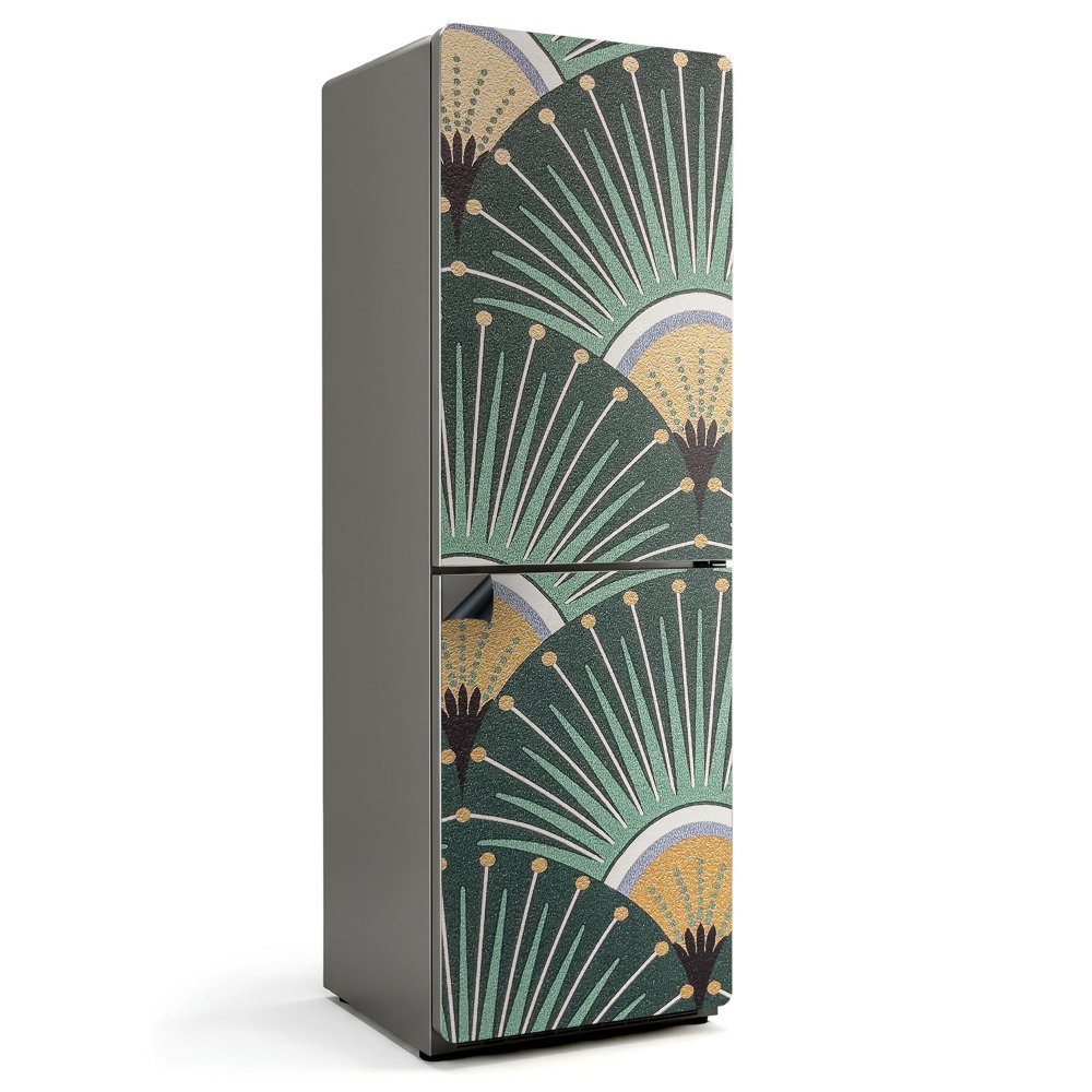 Magnet na ledničku Vějířový a vlnový vzor