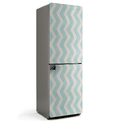 Magnet na ledničku Klikaté čáry na strukturálním pozadí