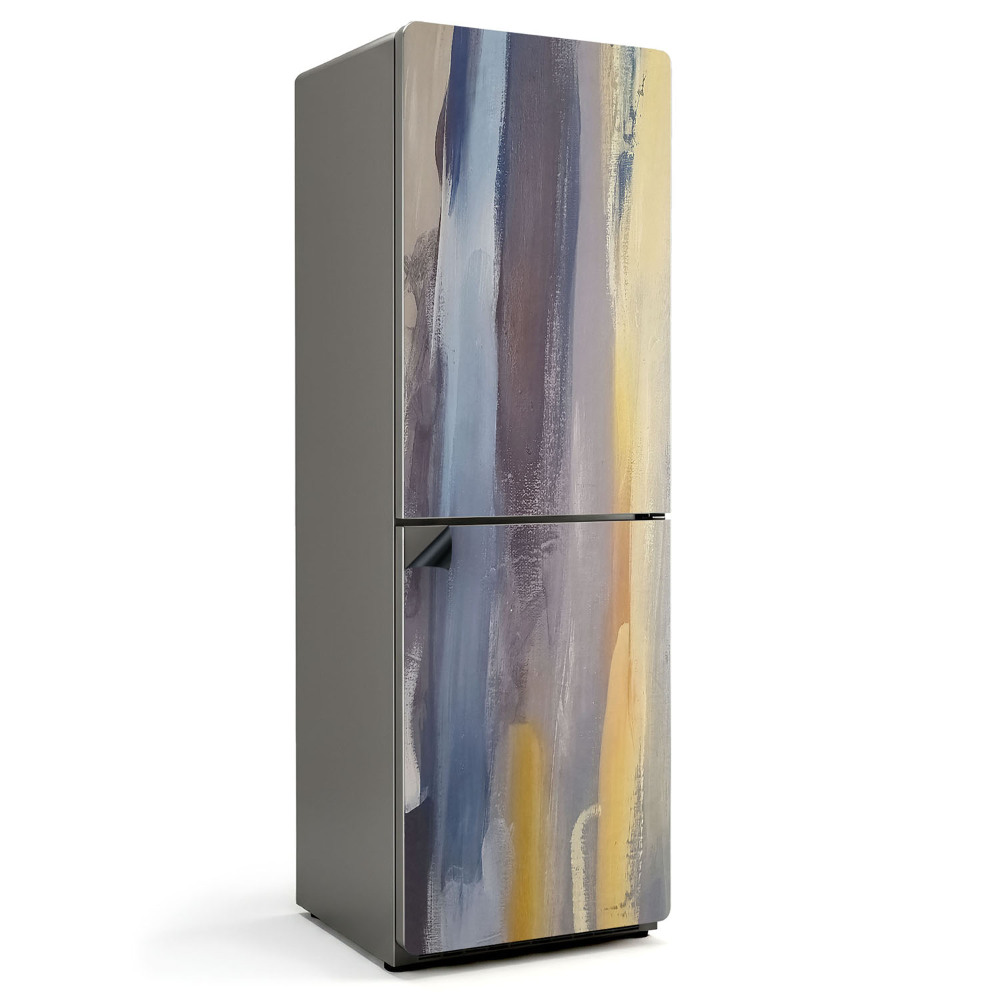 Magnet na ledničku Vícebarevné malířské struktury