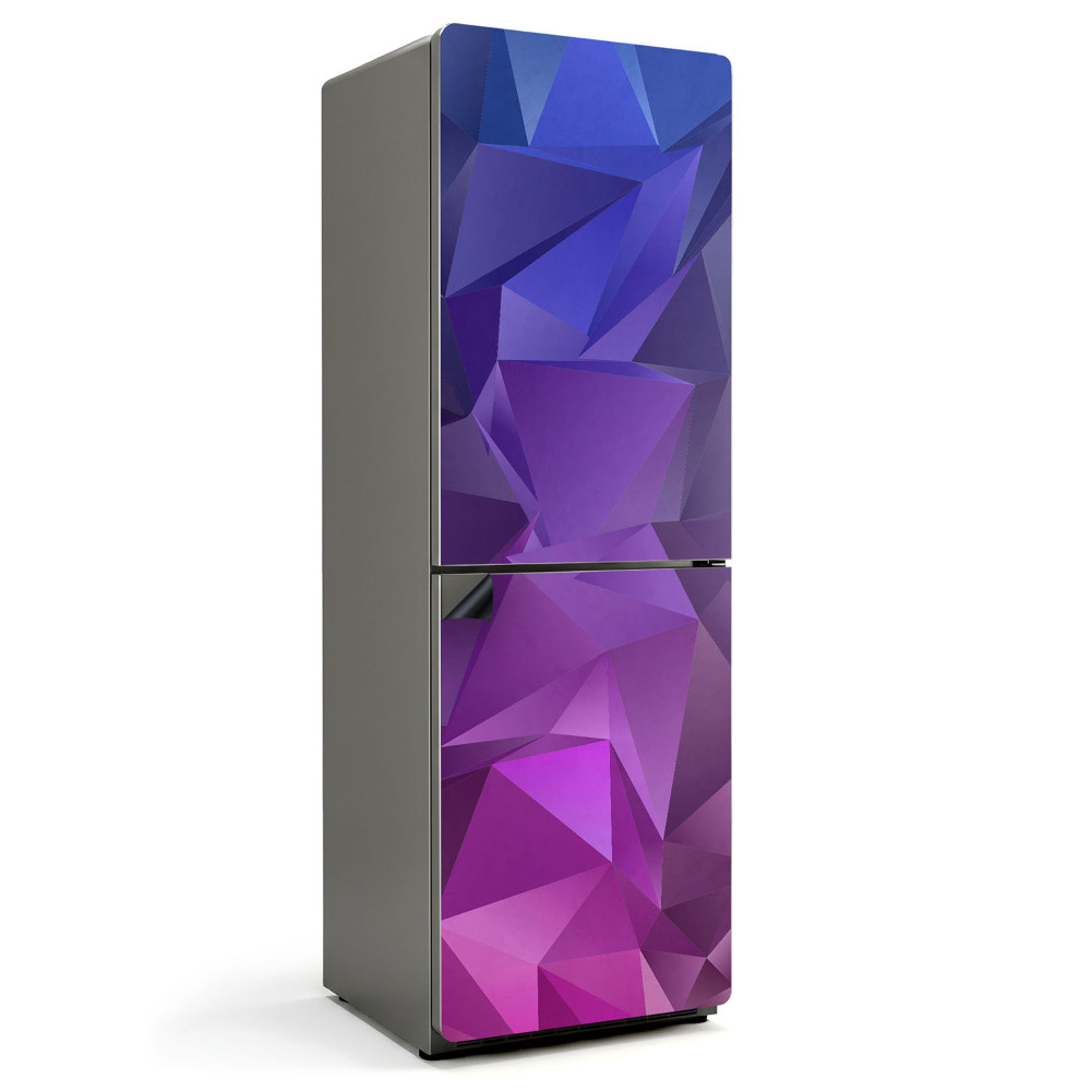 Magnet na ledničku Polygonální abstraktní motiv