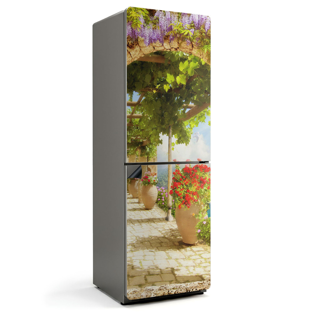 Magnet na ledničku Květinový ráj v zahradě