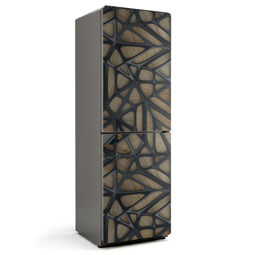 Magnet na ledničku Prolamovaný vzor v abstraktním stylu