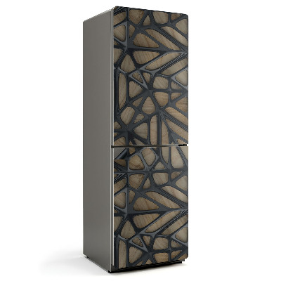 Magnet na ledničku Prolamovaný vzor v abstraktním stylu