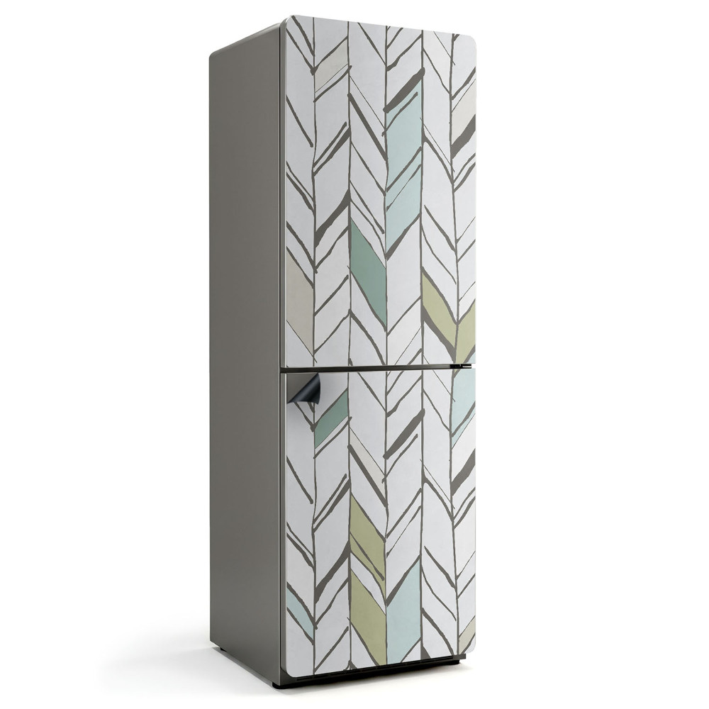 Magnet na ledničku Jemný geometrický motiv