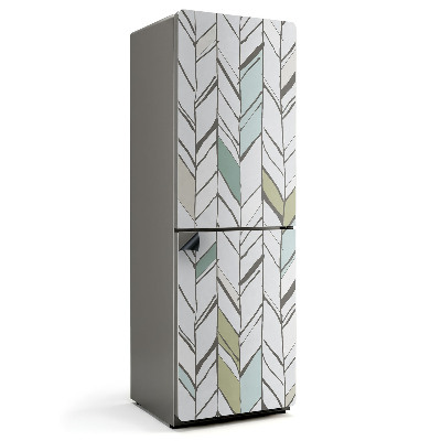 Magnet na ledničku Jemný geometrický motiv