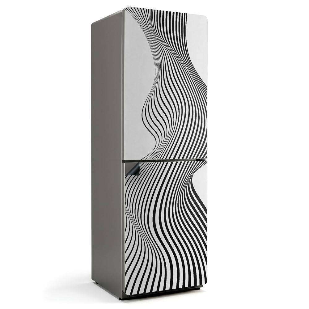 Magnet na ledničku Pohybující se vlny ve vícevrstvé formě