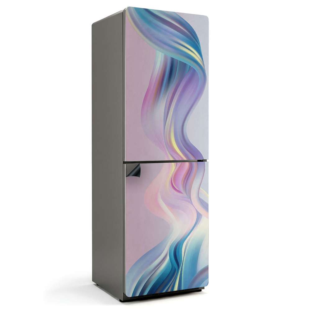 Magnet na ledničku Pastelové vlny v jemných tónech