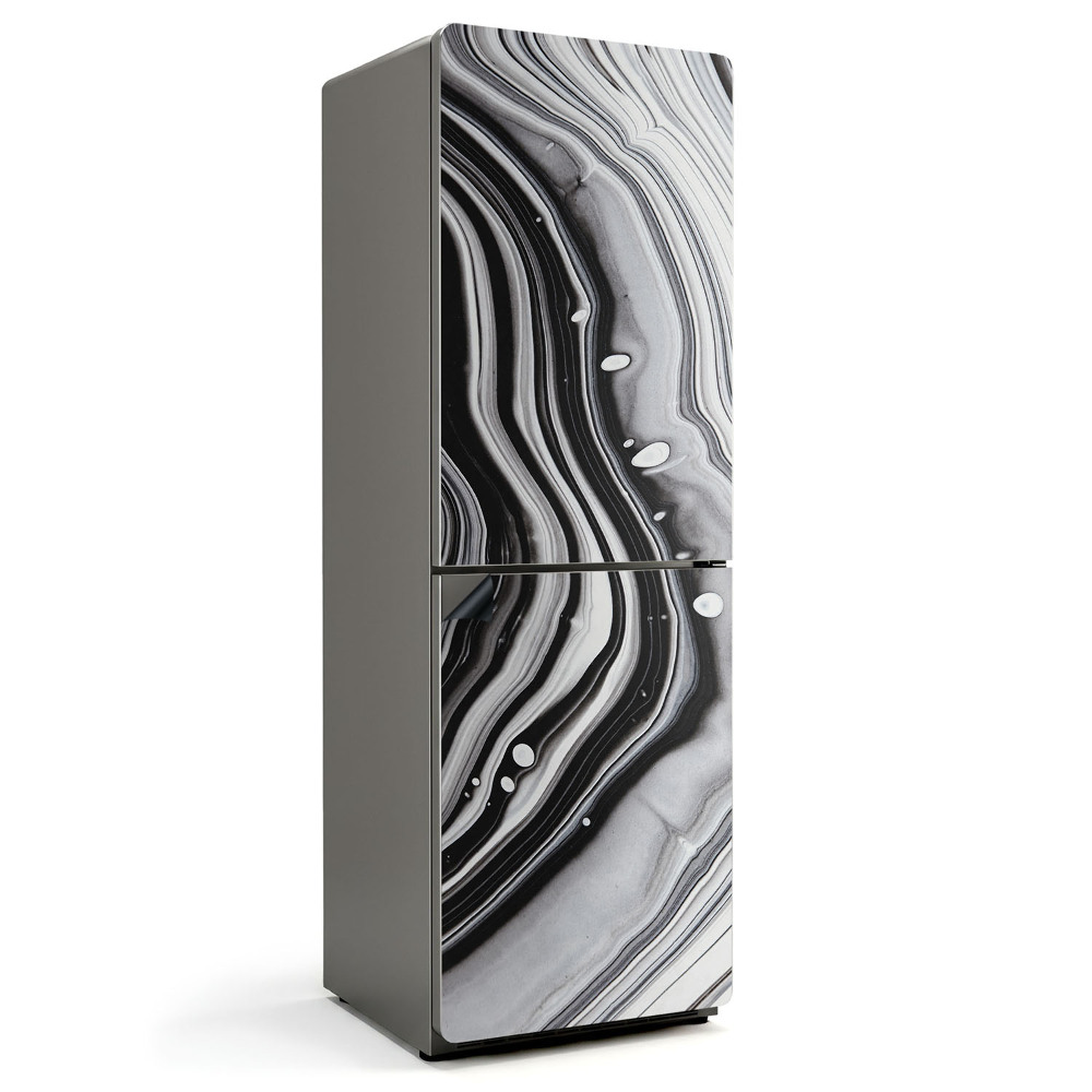 Magnet na ledničku Abstraktní tekutý motiv