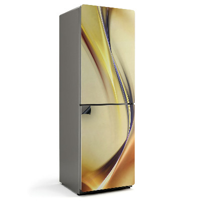 Magnet na ledničku Vlny tekutin a křivky