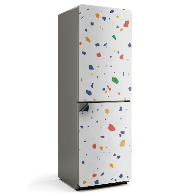 Magnet na ledničku Terrazzo vzor v abstraktním stylu