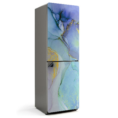 Magnet na ledničku tekutý abstraktní motiv