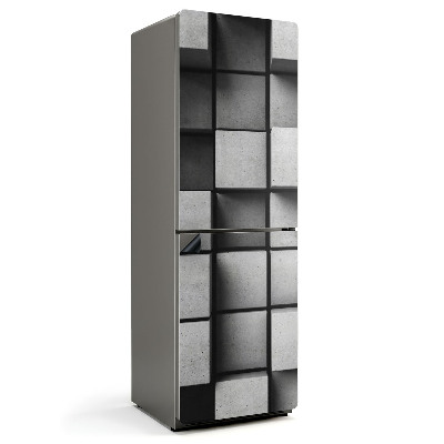 Magnet na ledničku 3D krychlový vzor