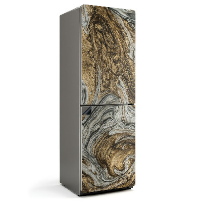 Magnet na ledničku Tekuté vlny v abstraktním stylu