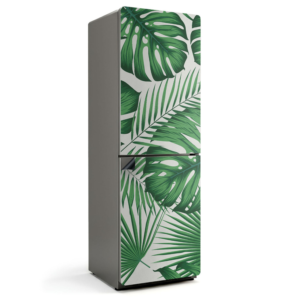 Magnet na ledničku Tropická listová mozaika