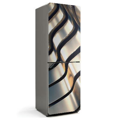 Magnet na ledničku Vlny kovové struktury