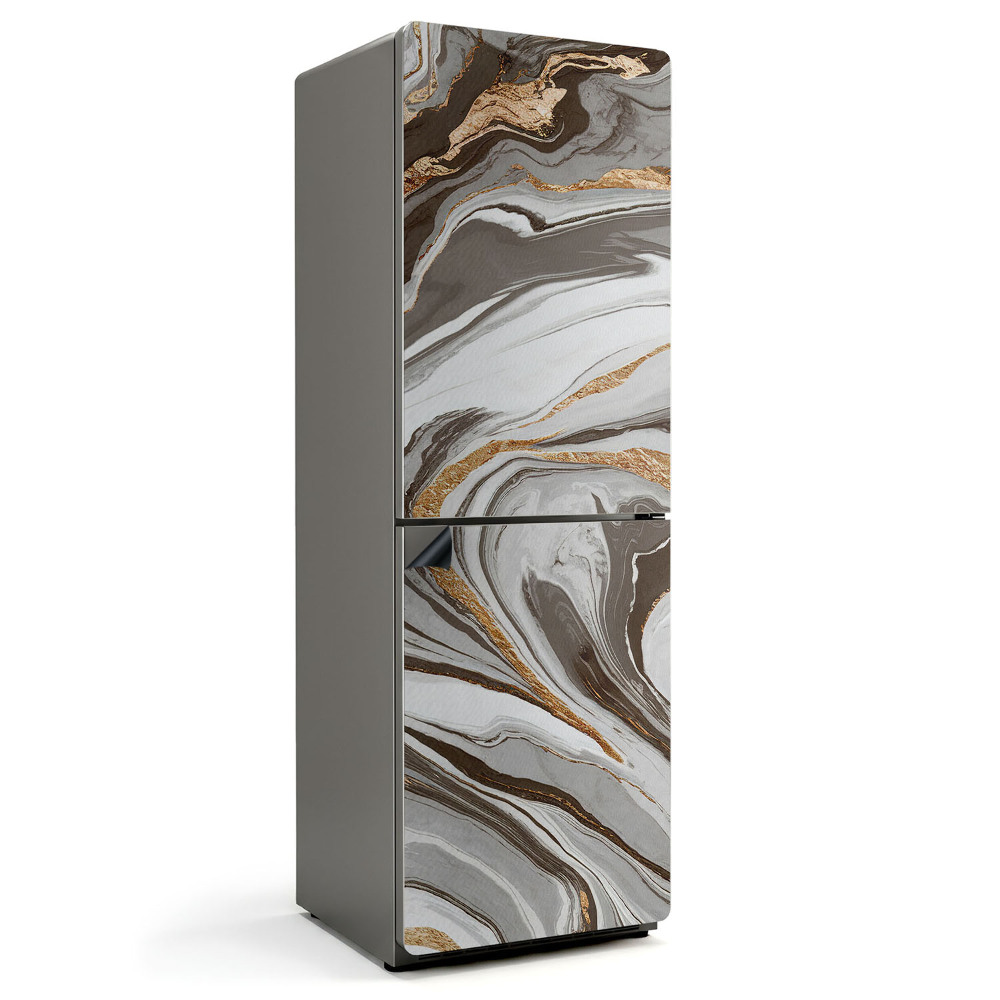 Magnet na ledničku Tekuté vlny v abstraktním stylu