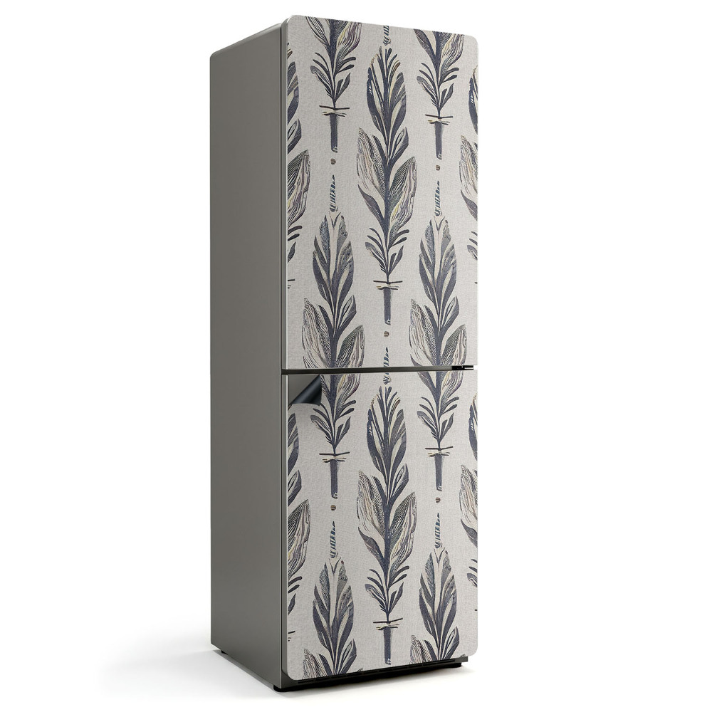 Magnet na ledničku Peří ve svislém uspořádání