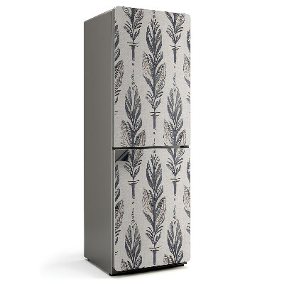 Magnet na ledničku Peří ve svislém uspořádání