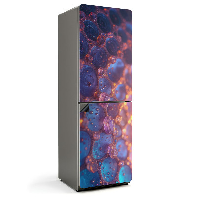 Magnet na ledničku Abstraktní tvary a bubliny