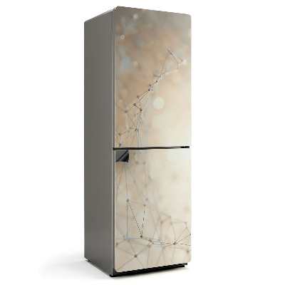 Magnet na ledničku Abstraktní čárové spojení