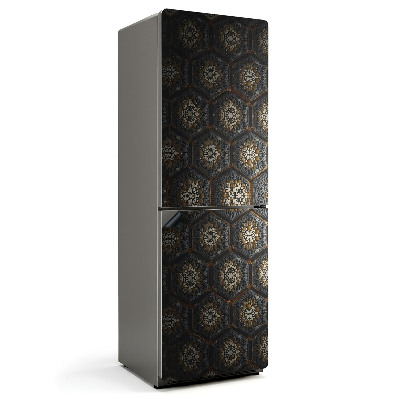 Magnet na ledničku Šestiúhelníkový motiv s detaily