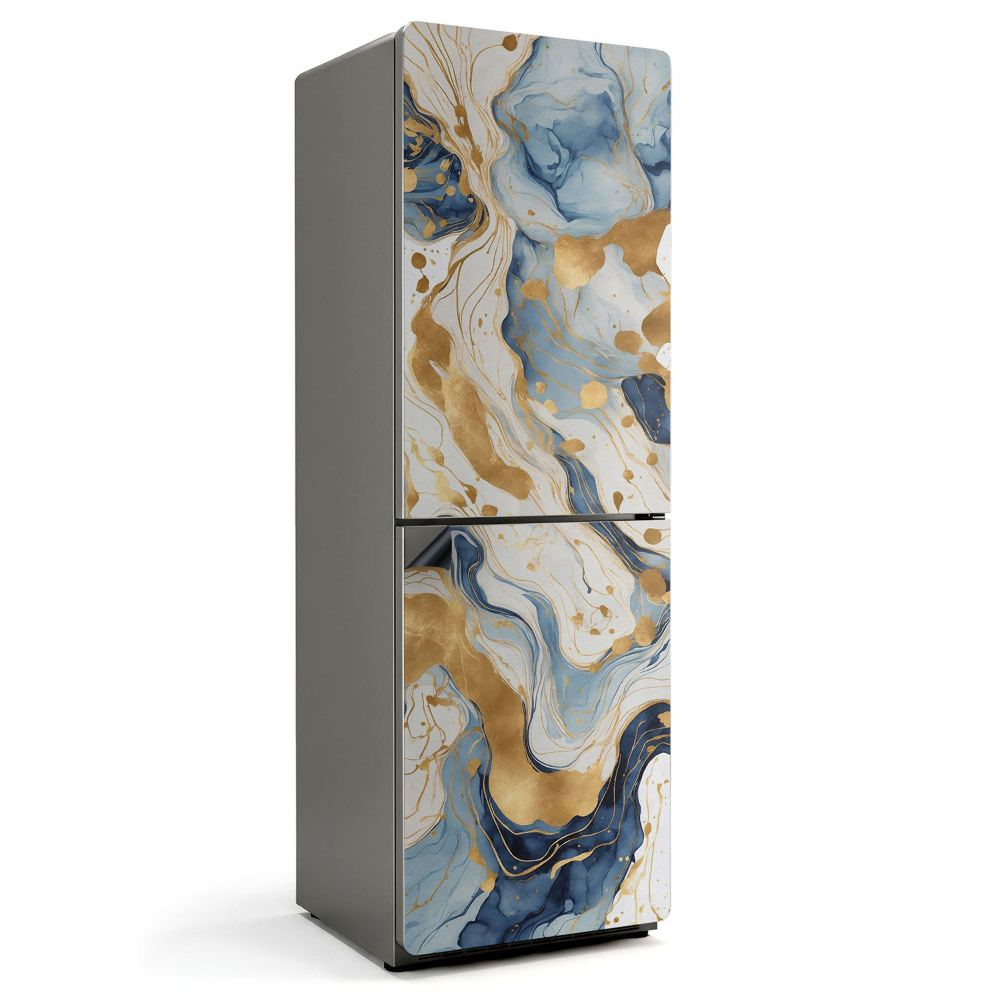 Magnet na ledničku Vzor tekutých forem