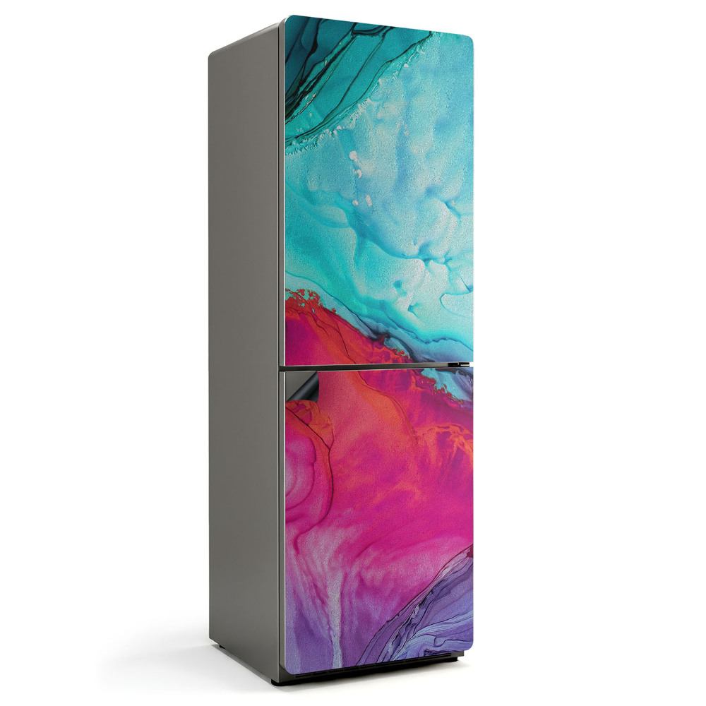 Magnet na ledničku Abstraktní tekutý motiv