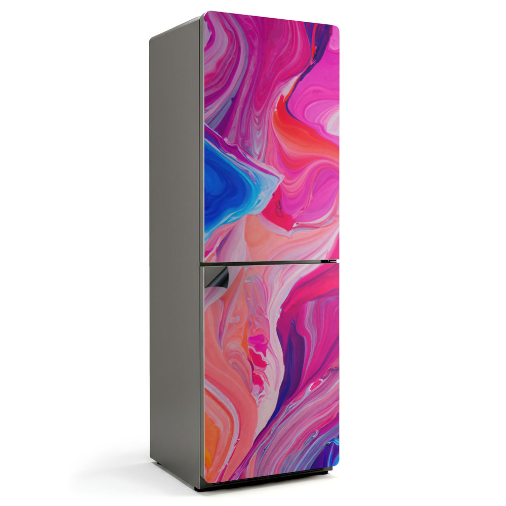 Magnet na ledničku Pohybující se vlny barev