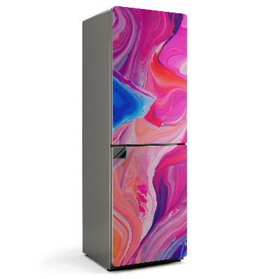 Magnet na ledničku Pohybující se vlny barev