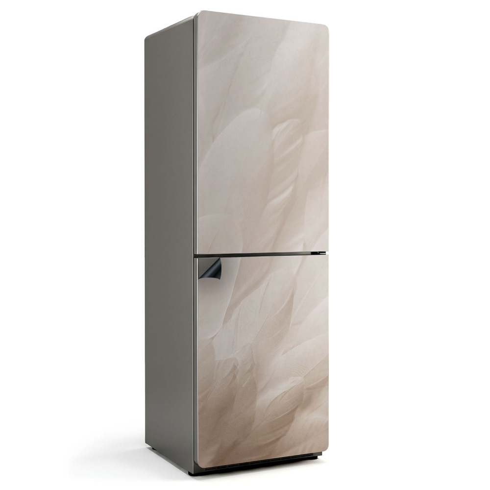 Magnet na ledničku Peří v decentní kompozici