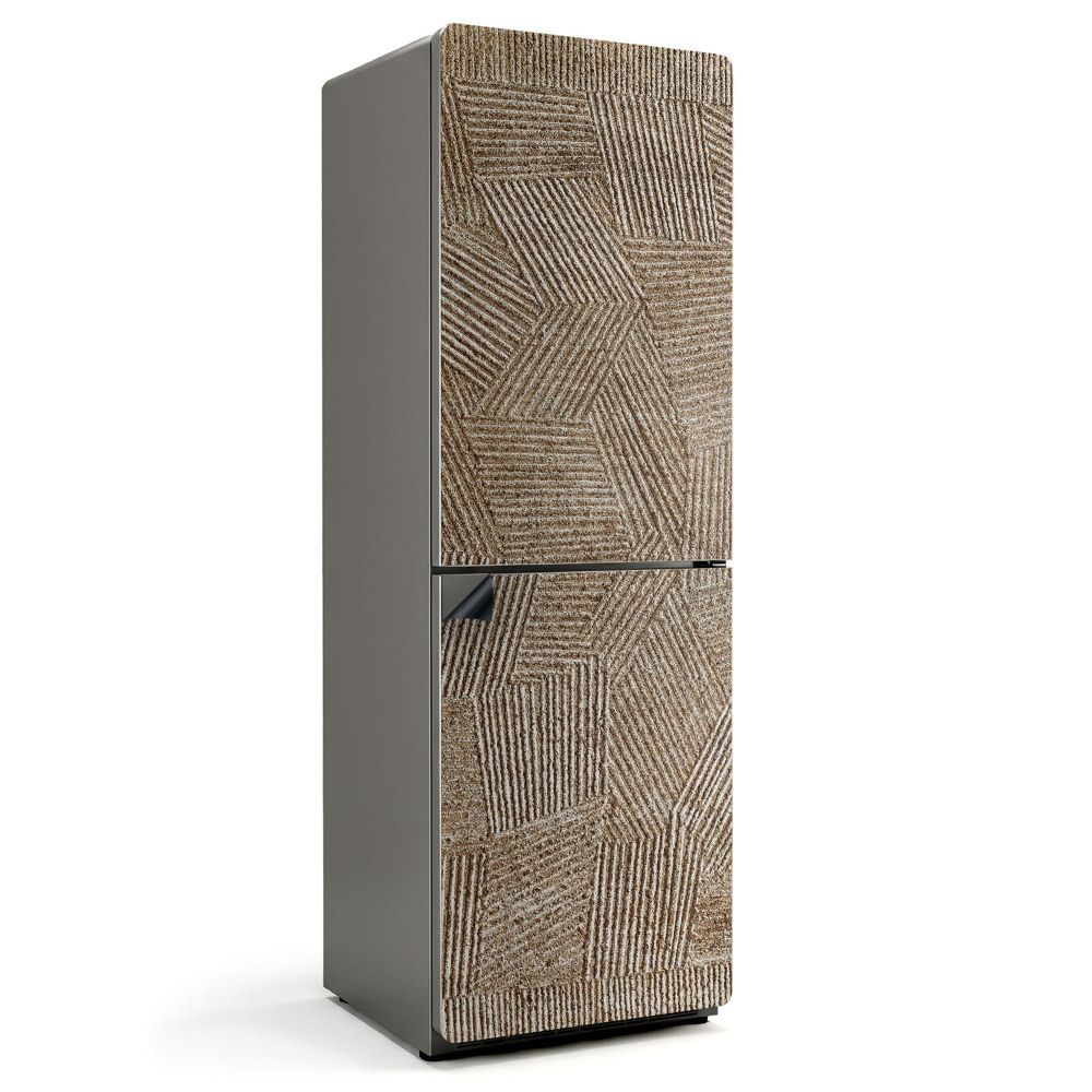 Magnet na ledničku Geometrické motivy ve struktuře