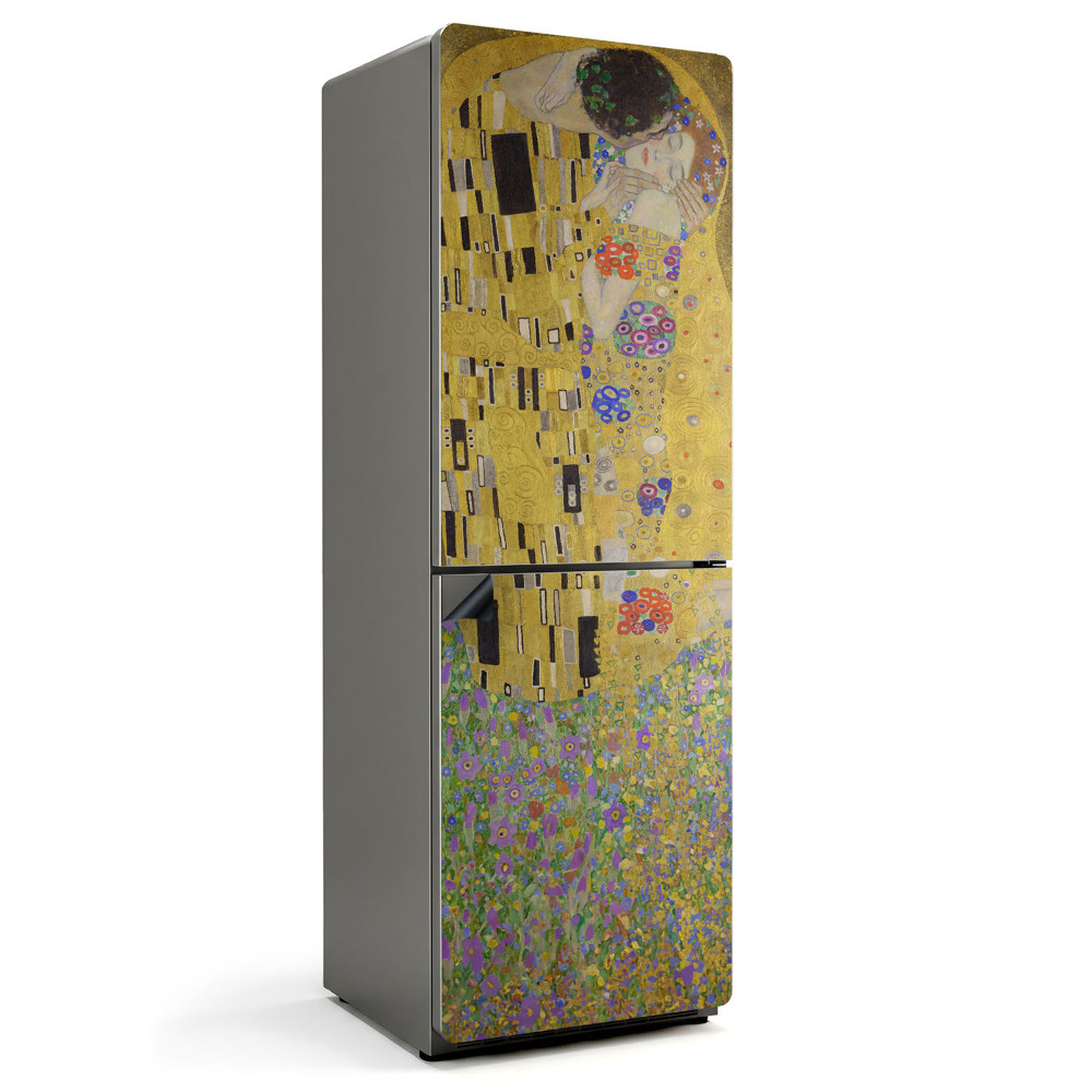 Magnet na ledničku Klimtův smyslný polibek