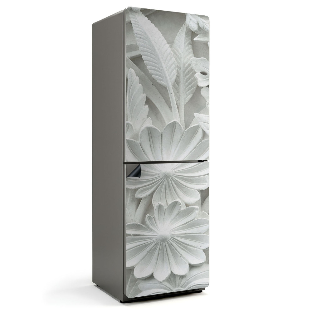 Magnet na ledničku Květinový motiv s konvexností