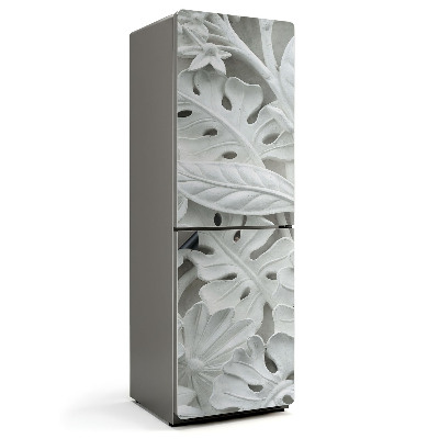 Magnet na ledničku 3D motiv listů a květin