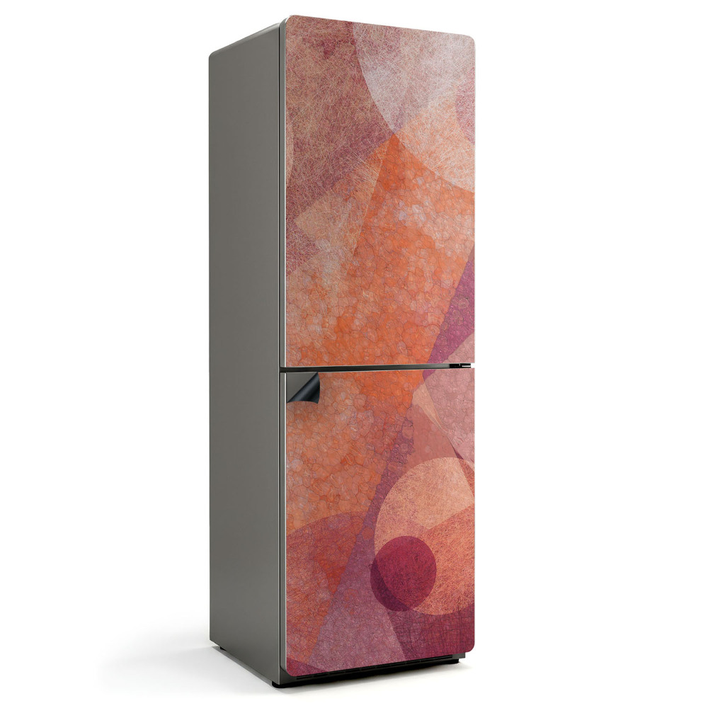 Magnet na ledničku Abstraktní kruhy v moderním stylu