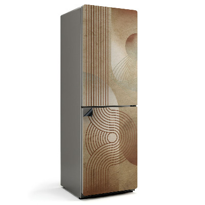 Magnet na ledničku Abstraktní vzory čar a tvarů