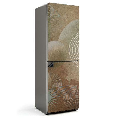 Magnet na ledničku Dynamické kruhy a čáry