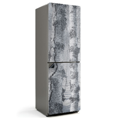 Magnet na ledničku Závoj mlhy v březovém lese