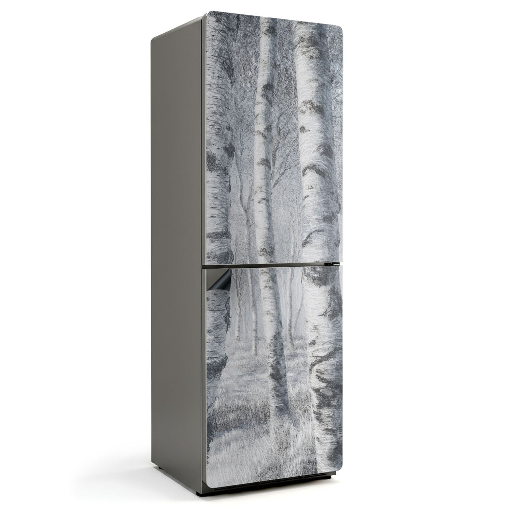 Magnet na ledničku Lesní krajina se stromy