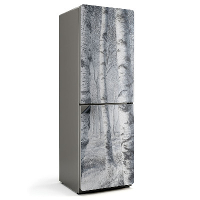 Magnet na ledničku Lesní krajina se stromy