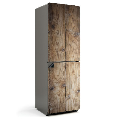 Magnet na ledničku Dřevěné desky uspořádané svisle