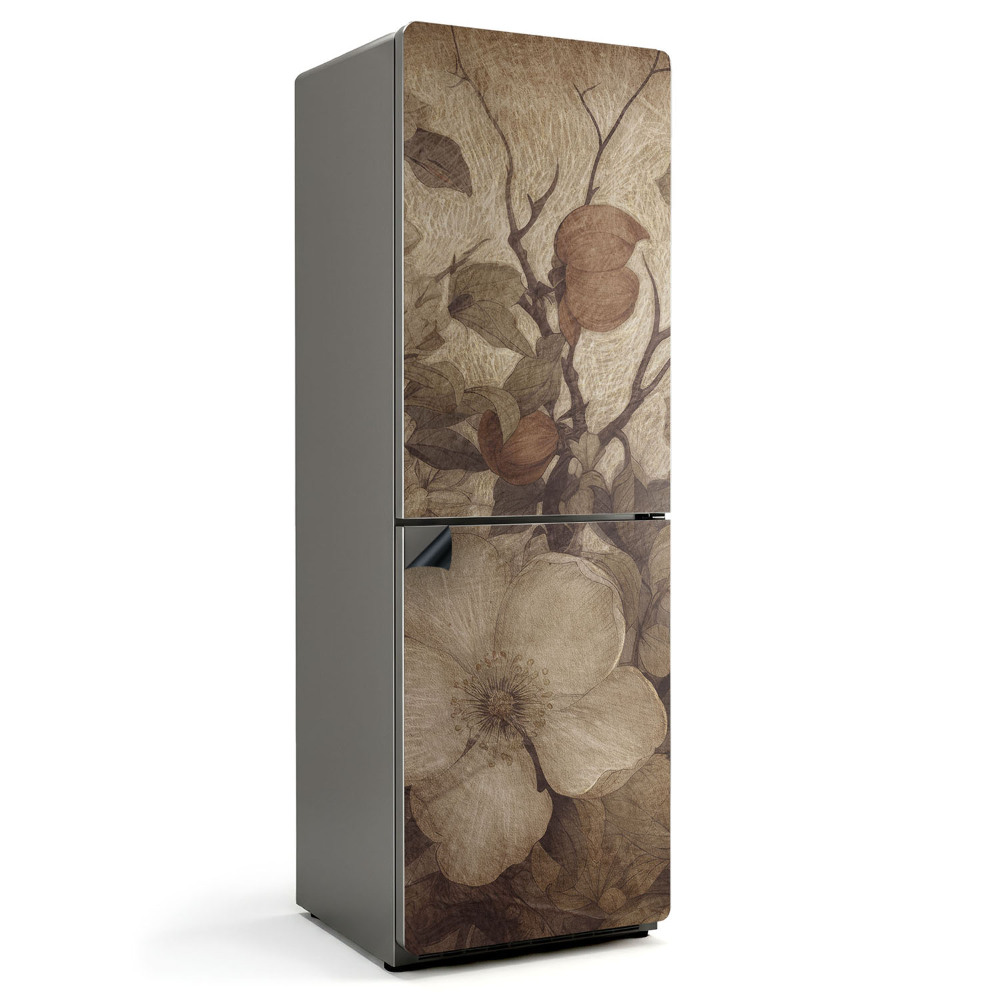 Magnet na ledničku Tlumené květinové aranžmá