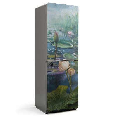 Magnet na ledničku Lilie na vodní hladině